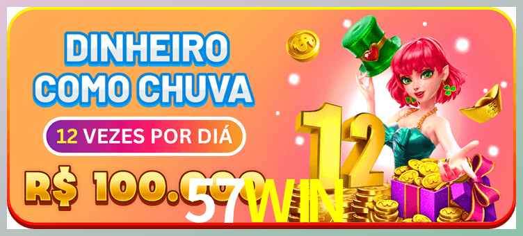 Aplicativo móvel 57WIN para iOS e Android