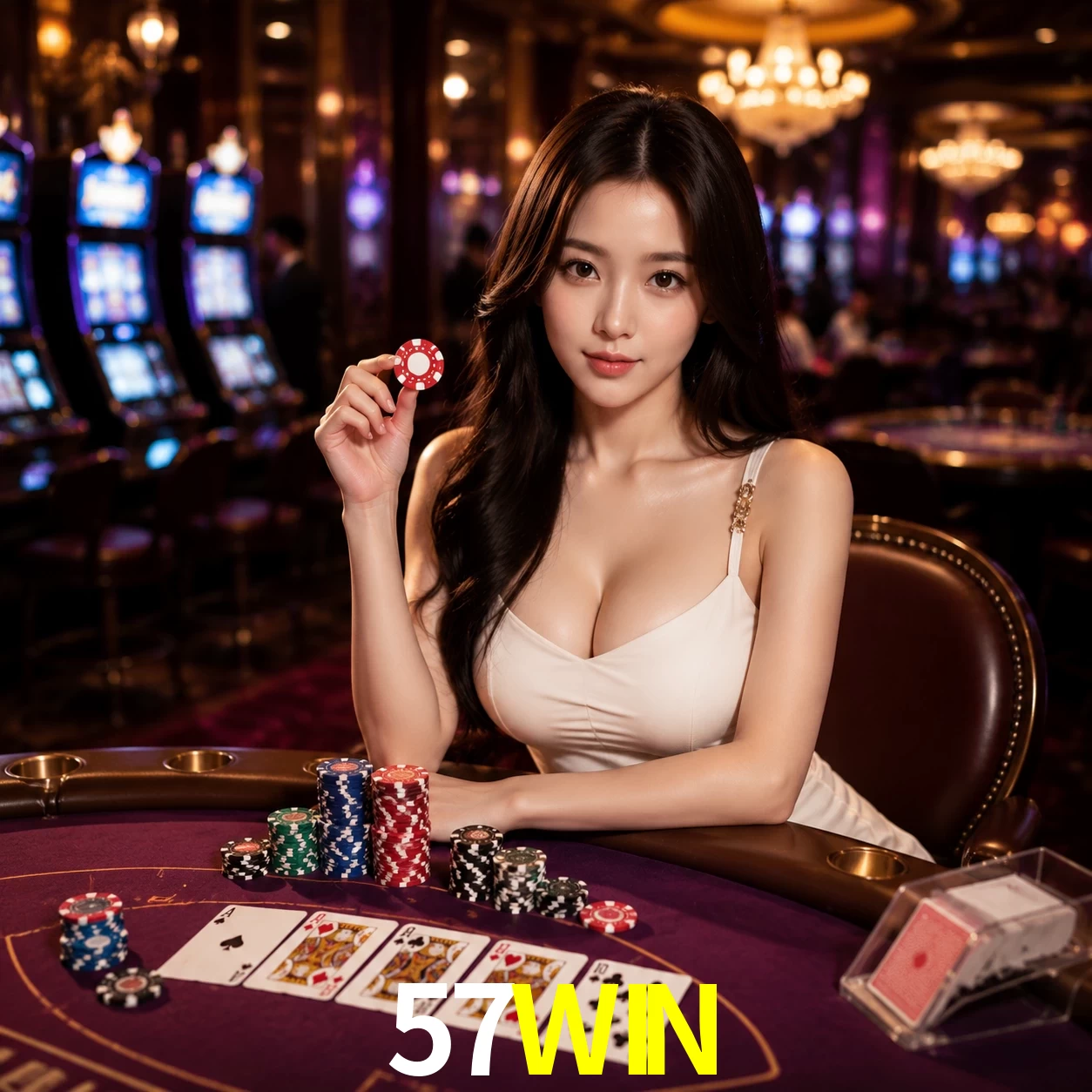 Cassino ao vivo 57WIN dealers